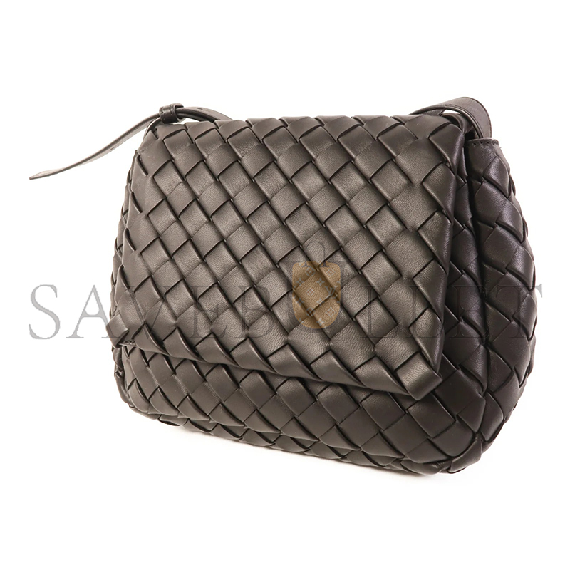 BOTTEGA VENETA LEATHER CROSS-BODY BAG 755659 (27*16.5*10cm) 